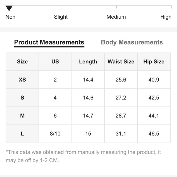 Minimalist White High Waisted Cuffed Shorts - Picture 4 of 4